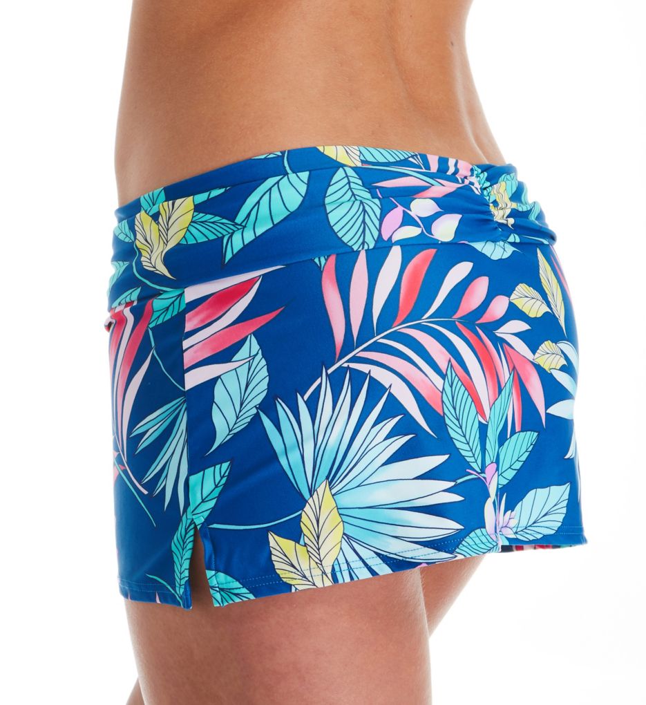 Pacific Oasis Aloha Skirted Hipster Swim Bottom