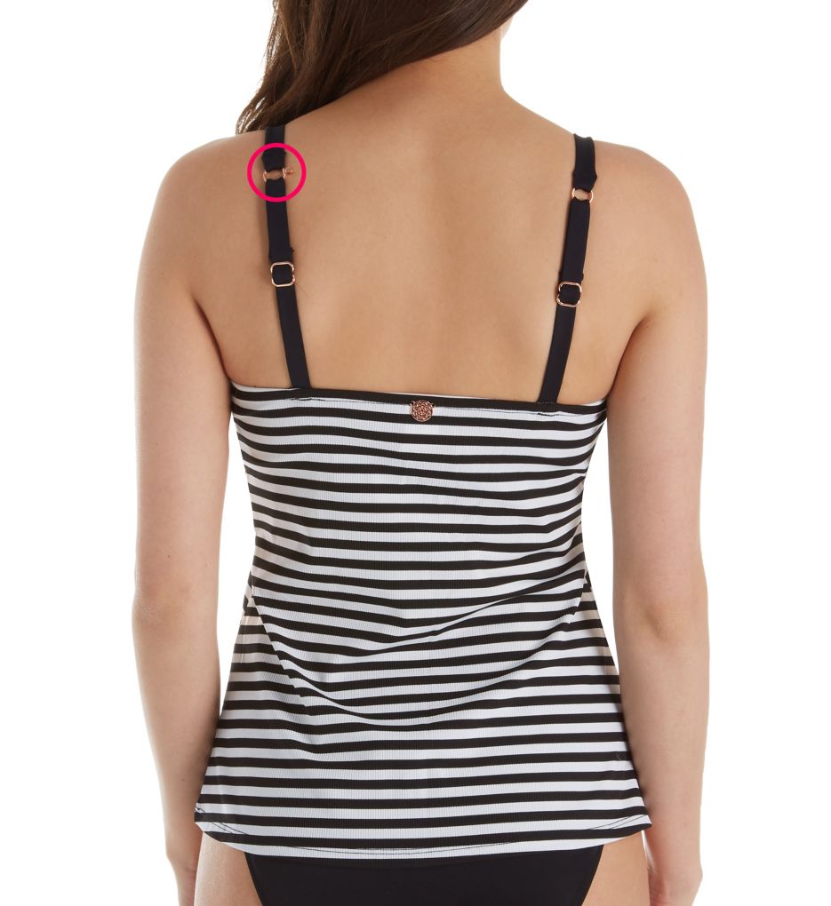 Between The Lines Underwire Tankini Swim Top-bs