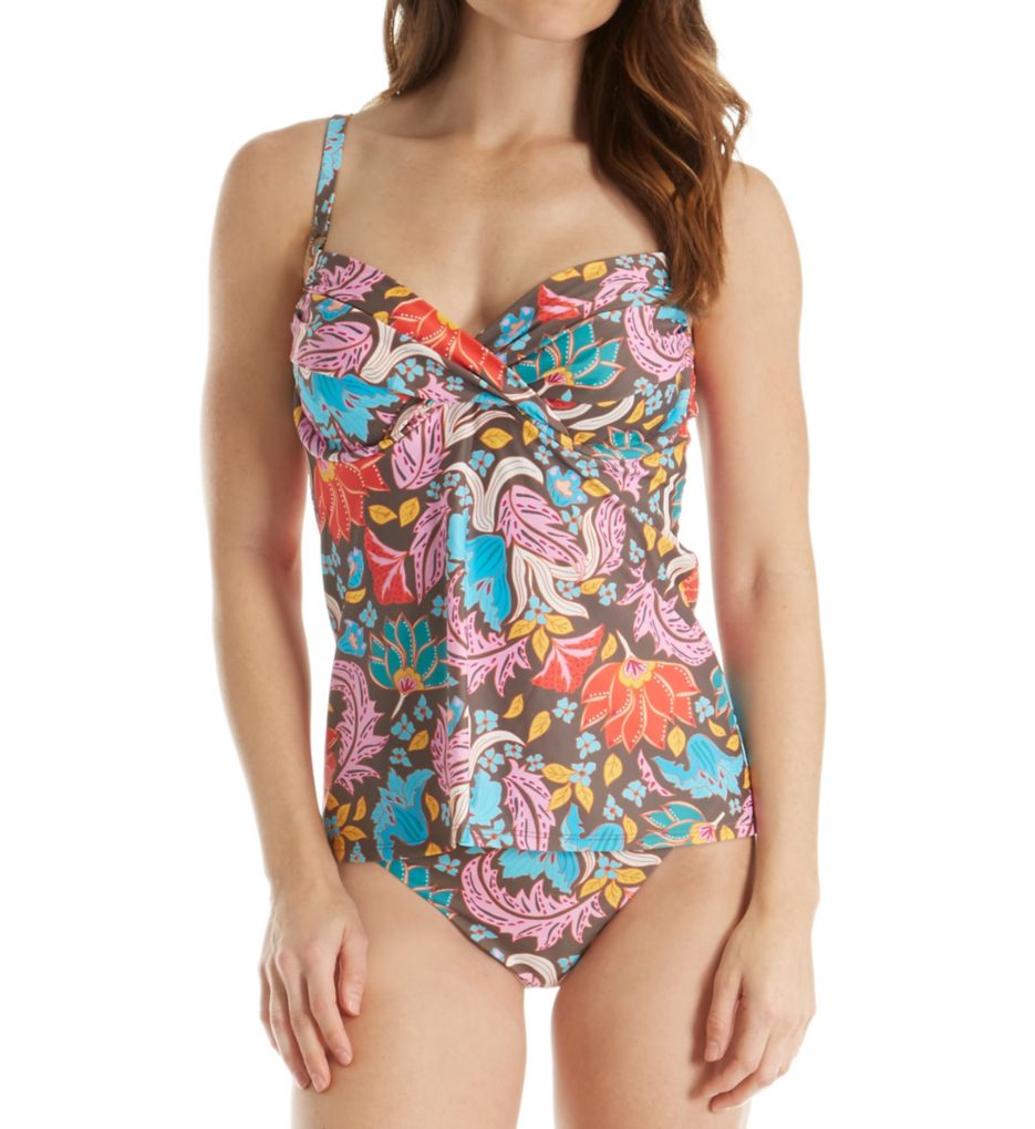 Woodstock Crossroads Underwire Tankini Swim Top-cs3