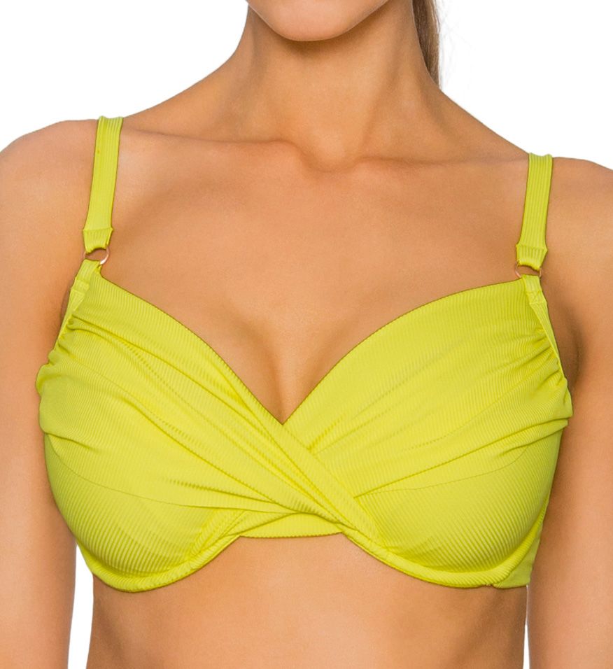 Lemon Drop Crossroads Underwire Bikini Swim Top-gs