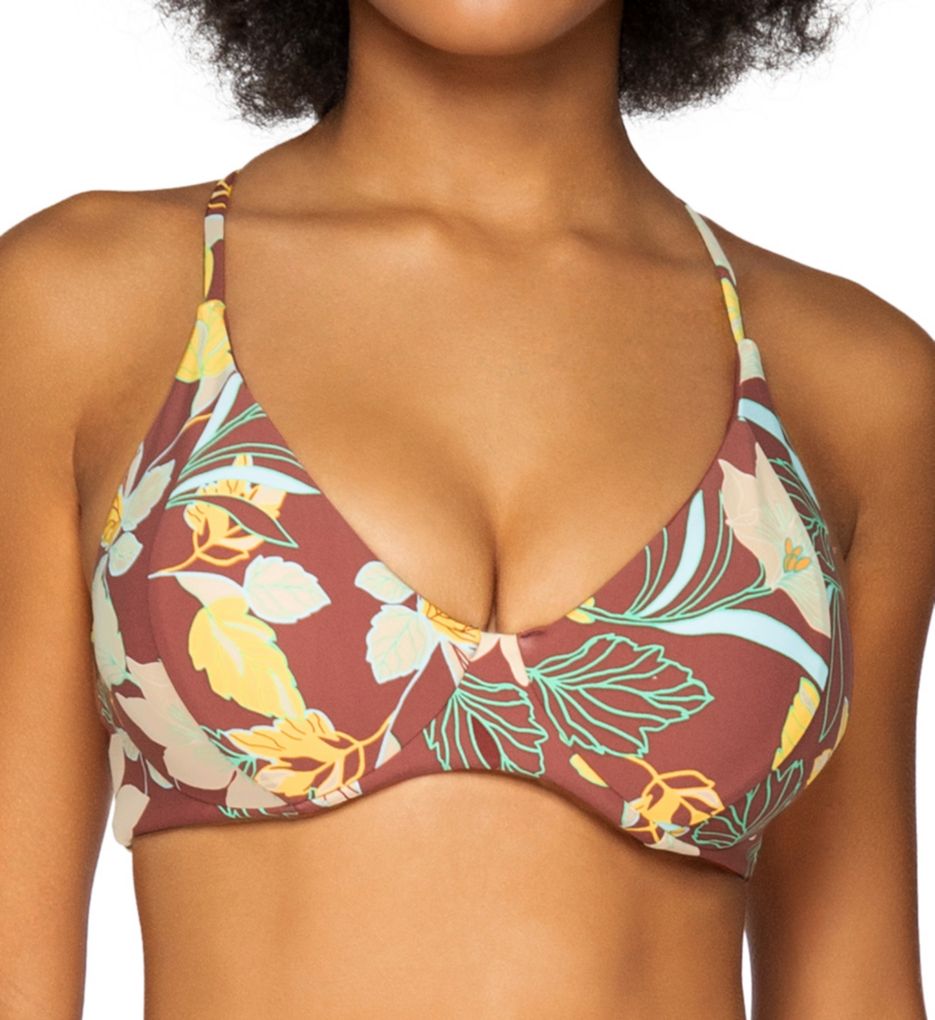 Desert Blooms Maya Underwire Swim Top-gs