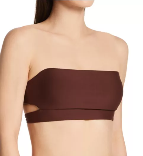 Swim Systems Driftwood Bailey Bandeau Swim Top T522D