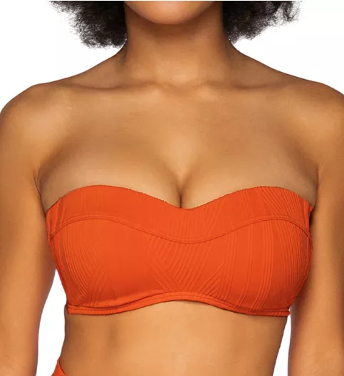 Swim Systems Lava Bridget Bandeau Swim Top T525L