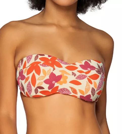 Swim Systems Pressed Petals Bridget Bandeau Swim Top T525PP