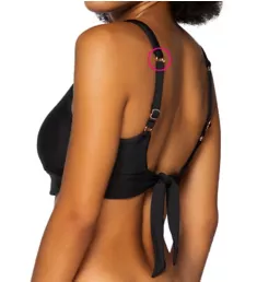 Black Teagan Tank Swim Top