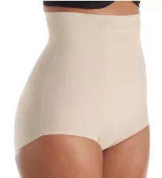 Just Enough Plus Size Hi-Waist Brief Nude 1X