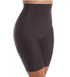 Just Enough Plus Size Hi-Waist Thigh Slimmer Black 1X