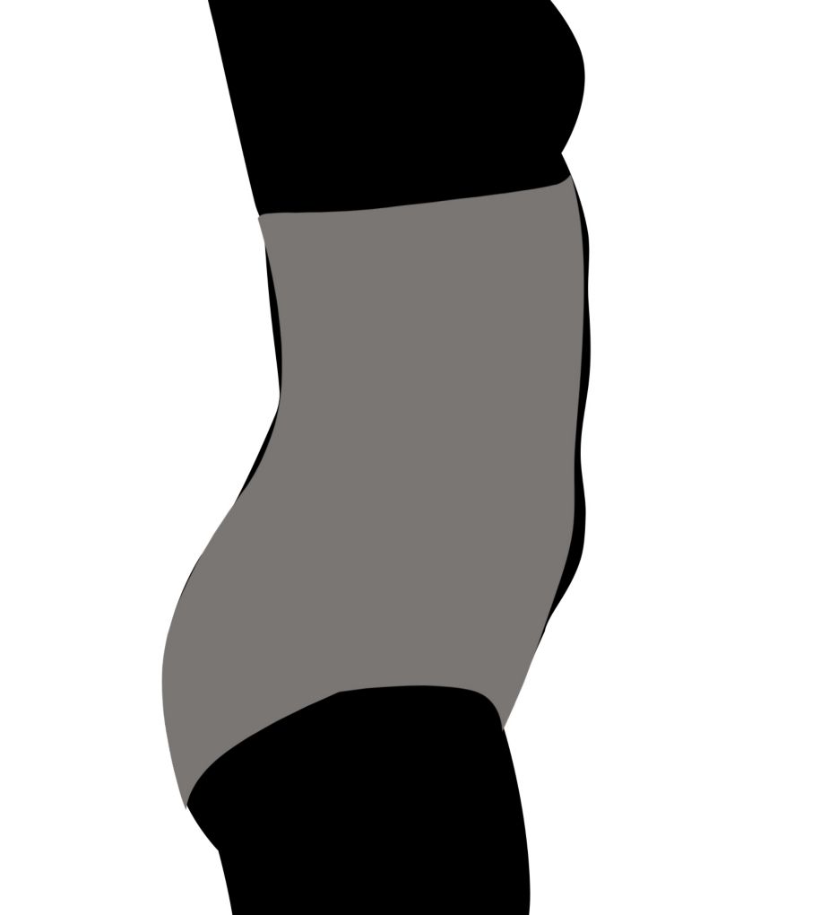 TC Fine Intimates Shape Away Hi-Waist Brief with Back Magic Black S  - Image 4