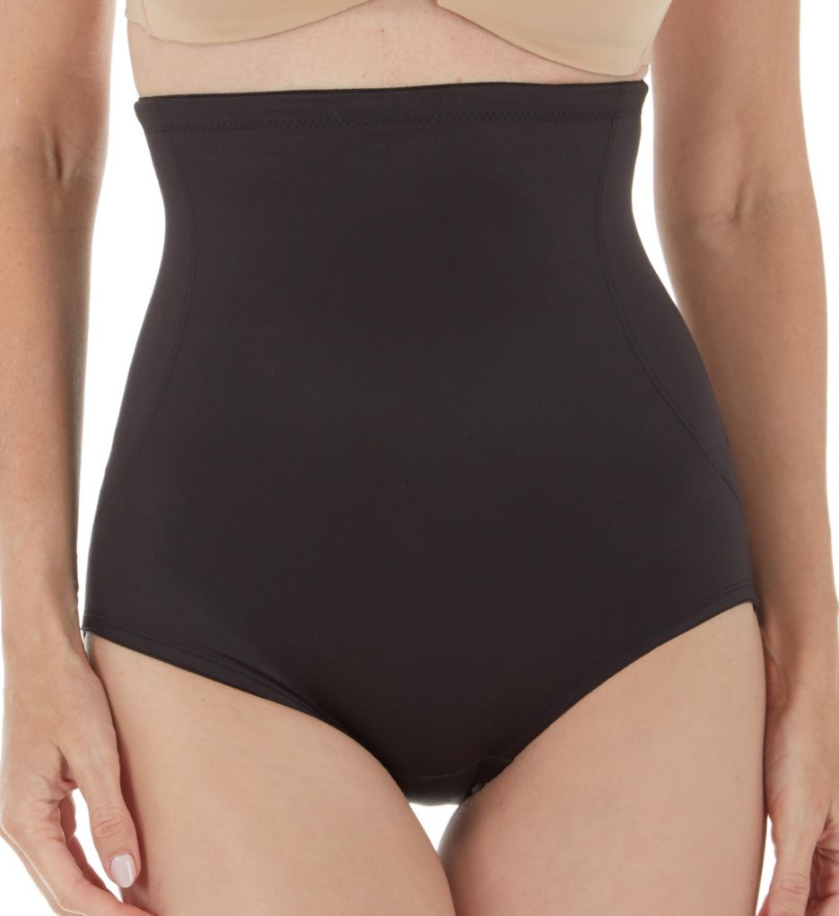 TC Fine Intimates Shape Away Hi-Waist Brief with Back Magic Black S  - Image 1