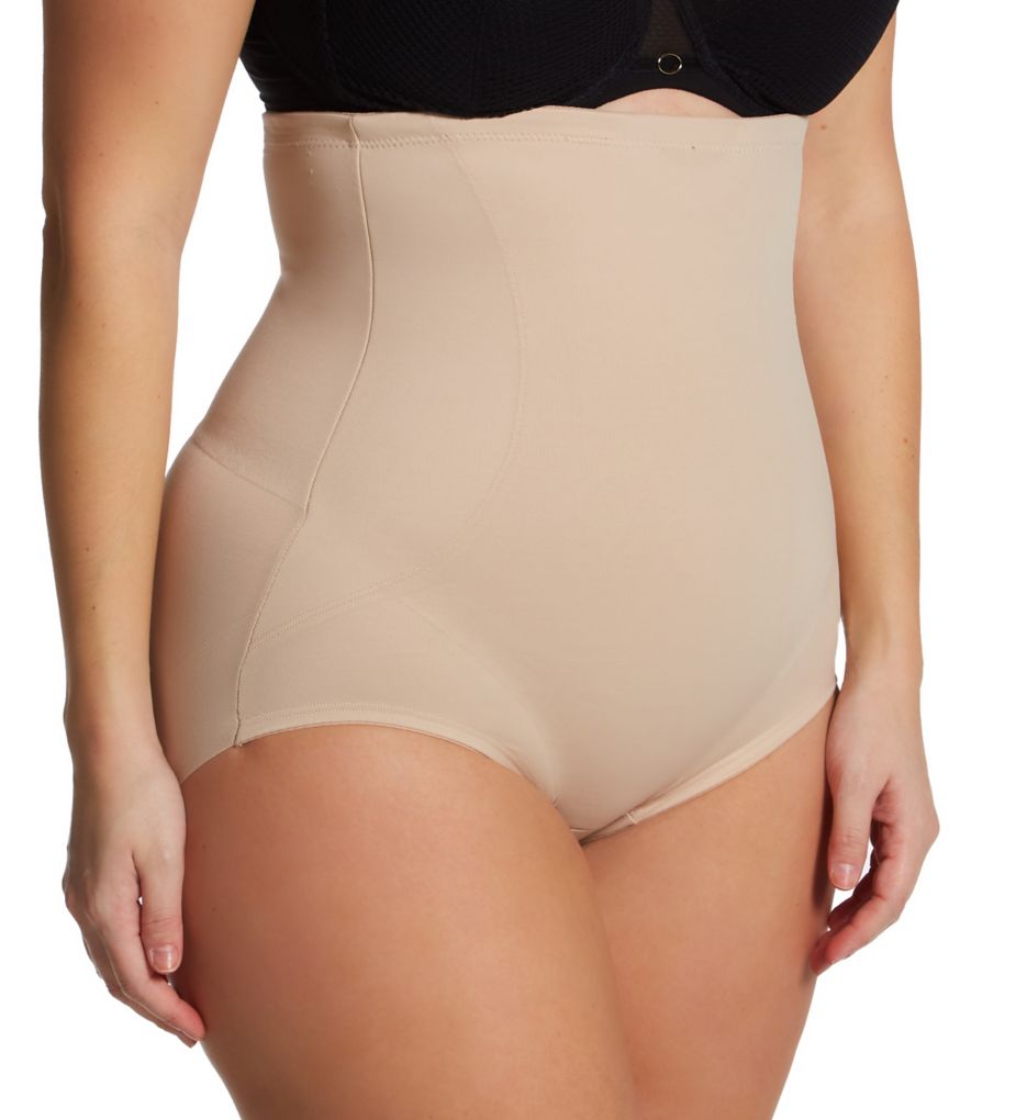 Plus Size Shape Away Hi-Waist Brief w/ Back Magic-fs