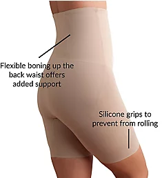 Shape Away Hi-Waist Thigh Slimmer with Back Magic Cupid Nude S
