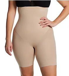 Plus Size Hi-Waist Thigh Slimmer With Back Magic Cupid Nude XL