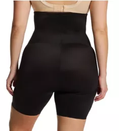 Plus Size Hi-Waist Thigh Slimmer With Back Magic Black XL