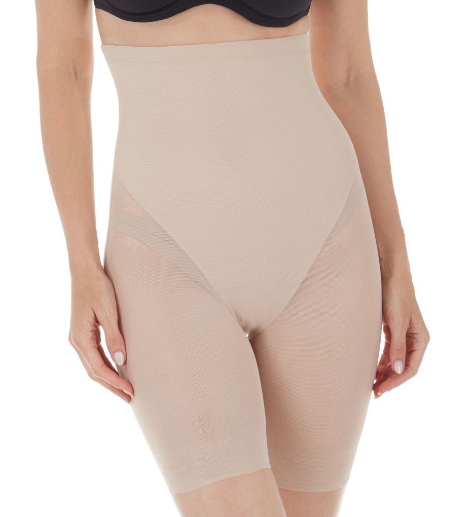 Sheer Shaping & Comfort Hi-Waist Thigh Slimmer-fs