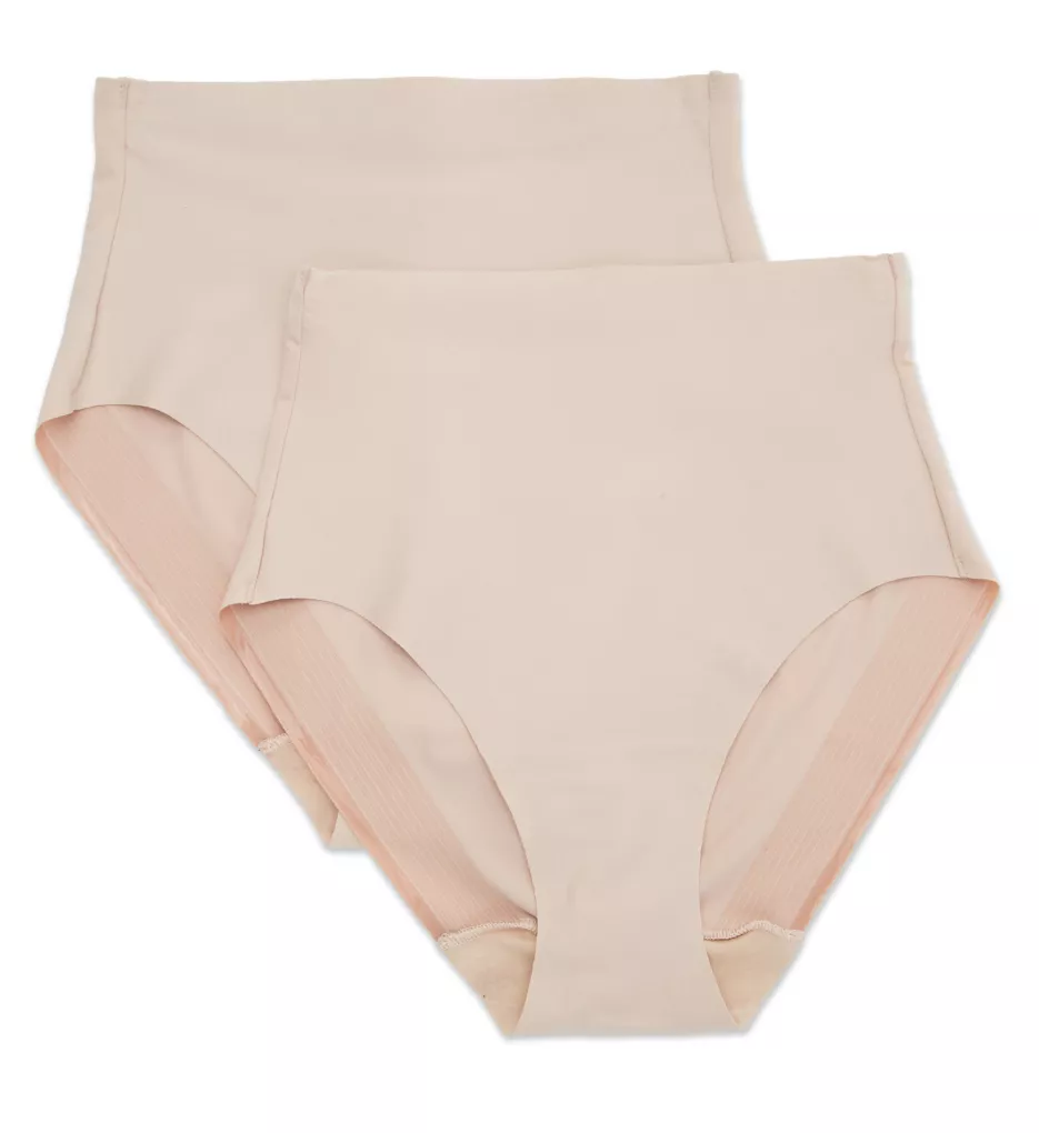 Girl Power Light Shaping Brief Panty - 2 Pack Warm Beige L