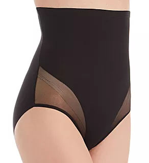 Girl Power Hi Waist Sheer Brief Black S