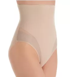 Girl Power Hi Waist Sheer Brief Nude S