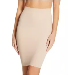 Sleek Essentials Hi-Waist Half Slip Warm Beige L