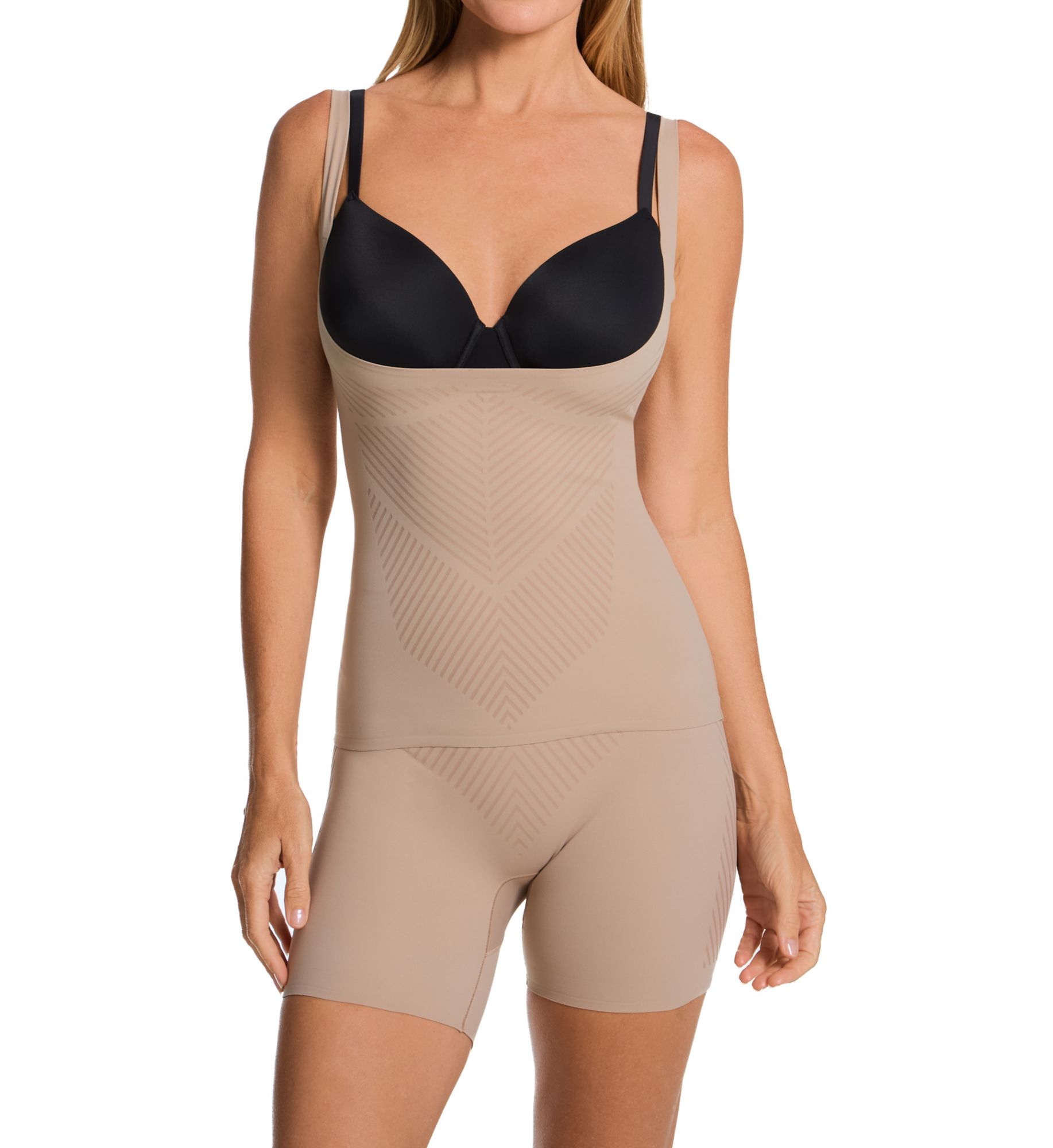 Back Image Front Image Main Image TC Fine Intimates Iconic Core Open Bust Camisole 4953