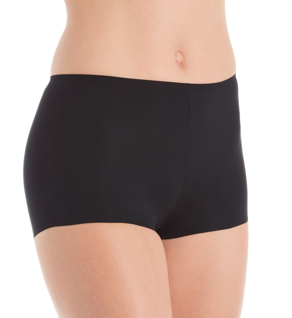 TC Fine Intimates Women's Wonderful Edge Boyshort Panty in Black | Size Large | HerRoom.com