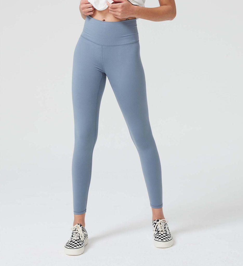 DuoKnit 7/8 Leggings in Cool Gray Neon Butterflies