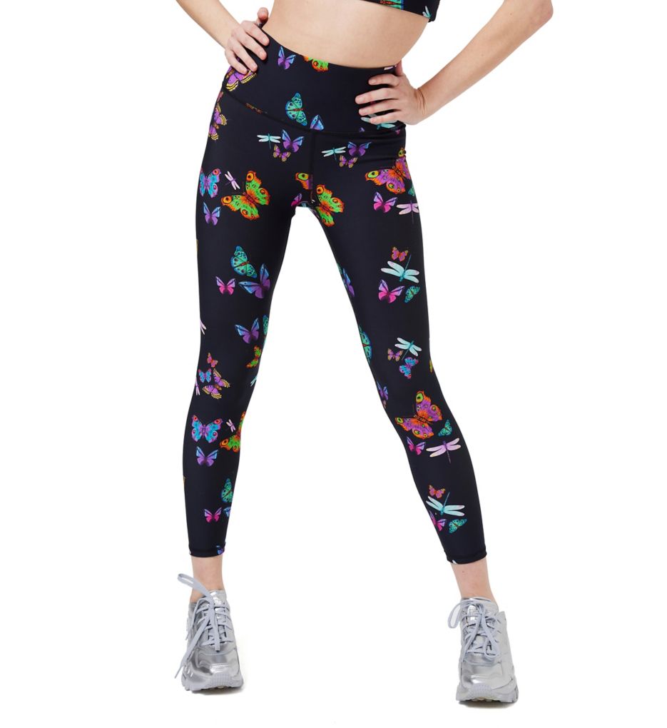 Duo Knit Neon Butterflies 7/8 Legging-gs