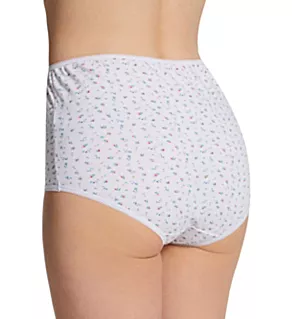 Floral Cotton Brief Panty - 6 Pack Floral 5