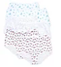 Teri Floral Cotton Brief Panty - 6 Pack 15001 - Image 3