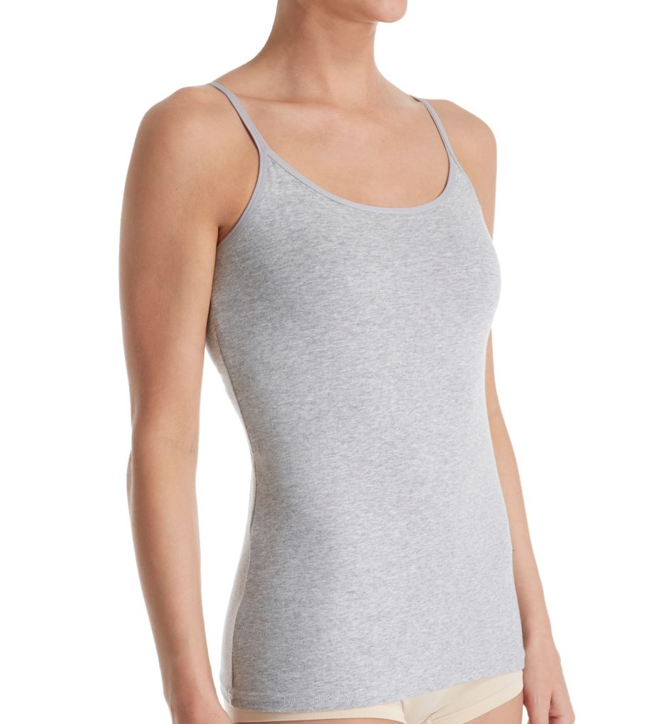 Cotton Camisole with Shelf Bra Grey S