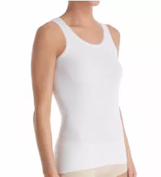 100% Cotton Cozy Tank White S