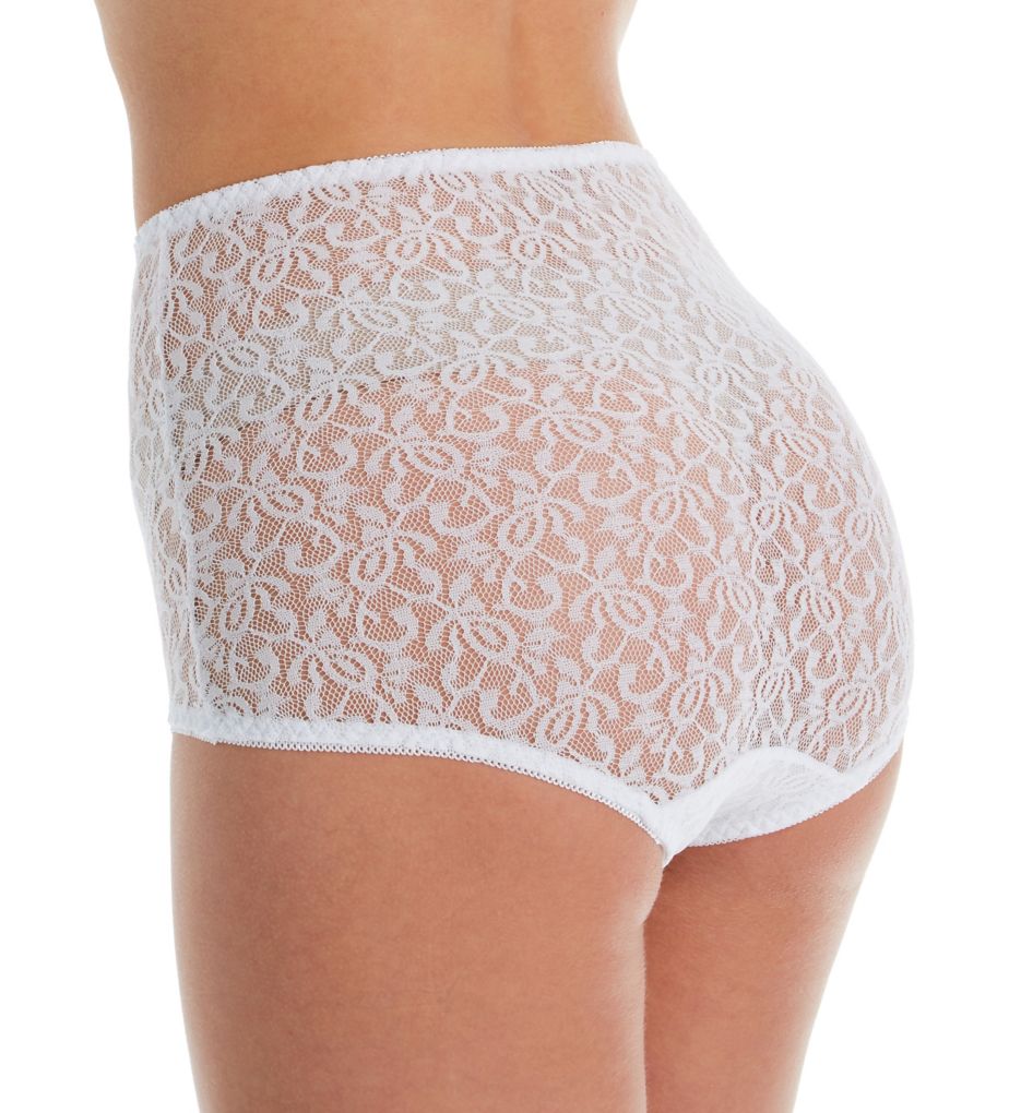 Sexy Basics Womens 12 Pack Hi Cut Lace Panties Cotton-Spandex Lace