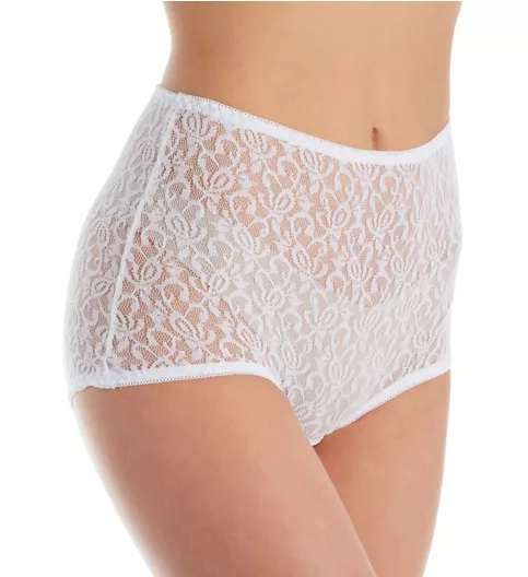 Teri Basic Lace Full Cut Brief Panties - 3 Pack 308