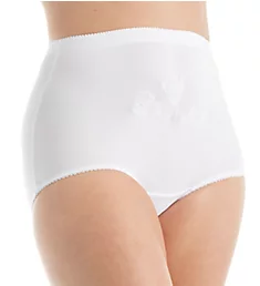 Rose Brief With Embroidered Pattern Panty White 6