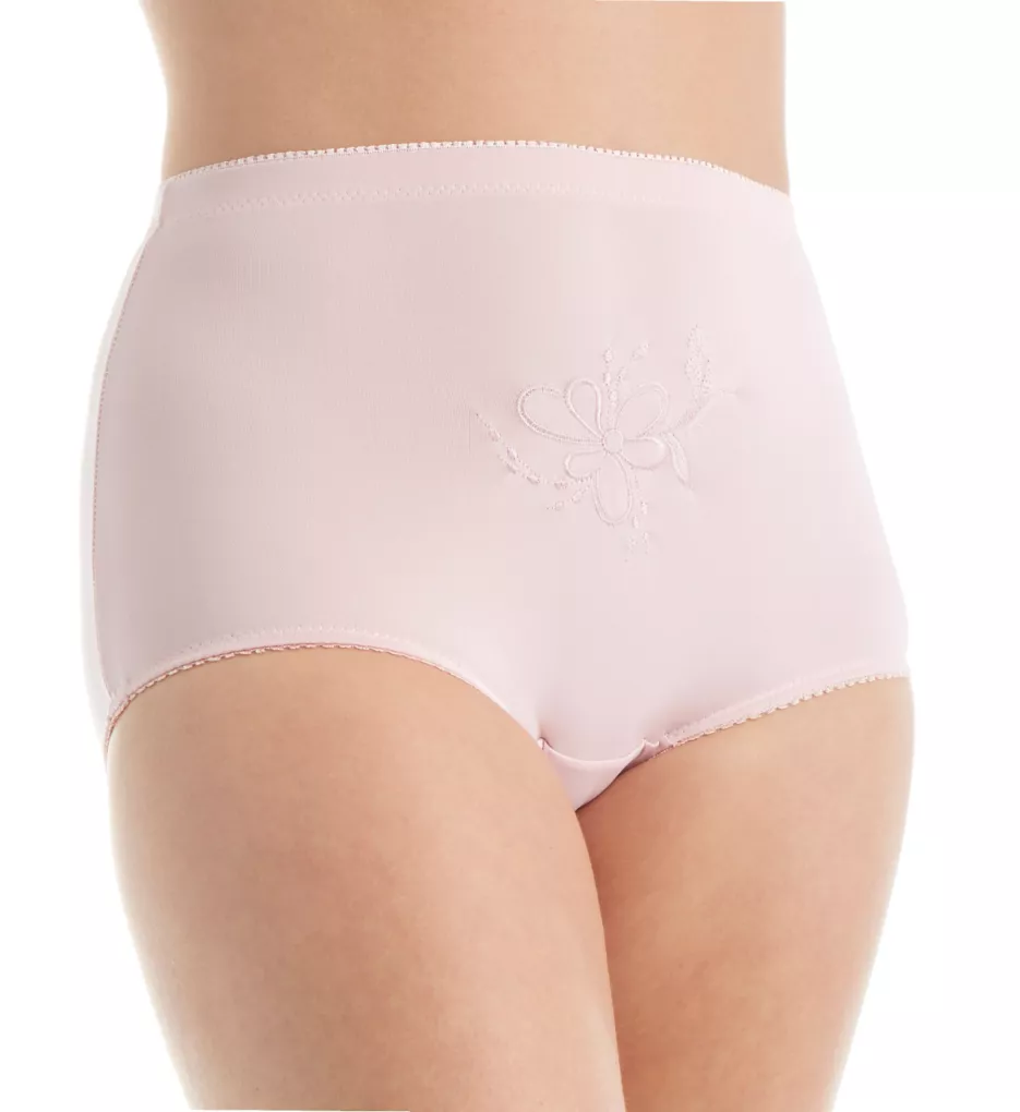Teri Rose Brief With Embroidered Pattern Panty 385