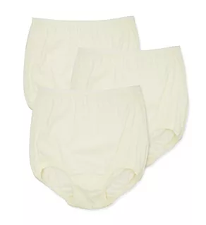 The Cotton Cuff Betsy Brief Panty - 3 Pack Buttercream 11