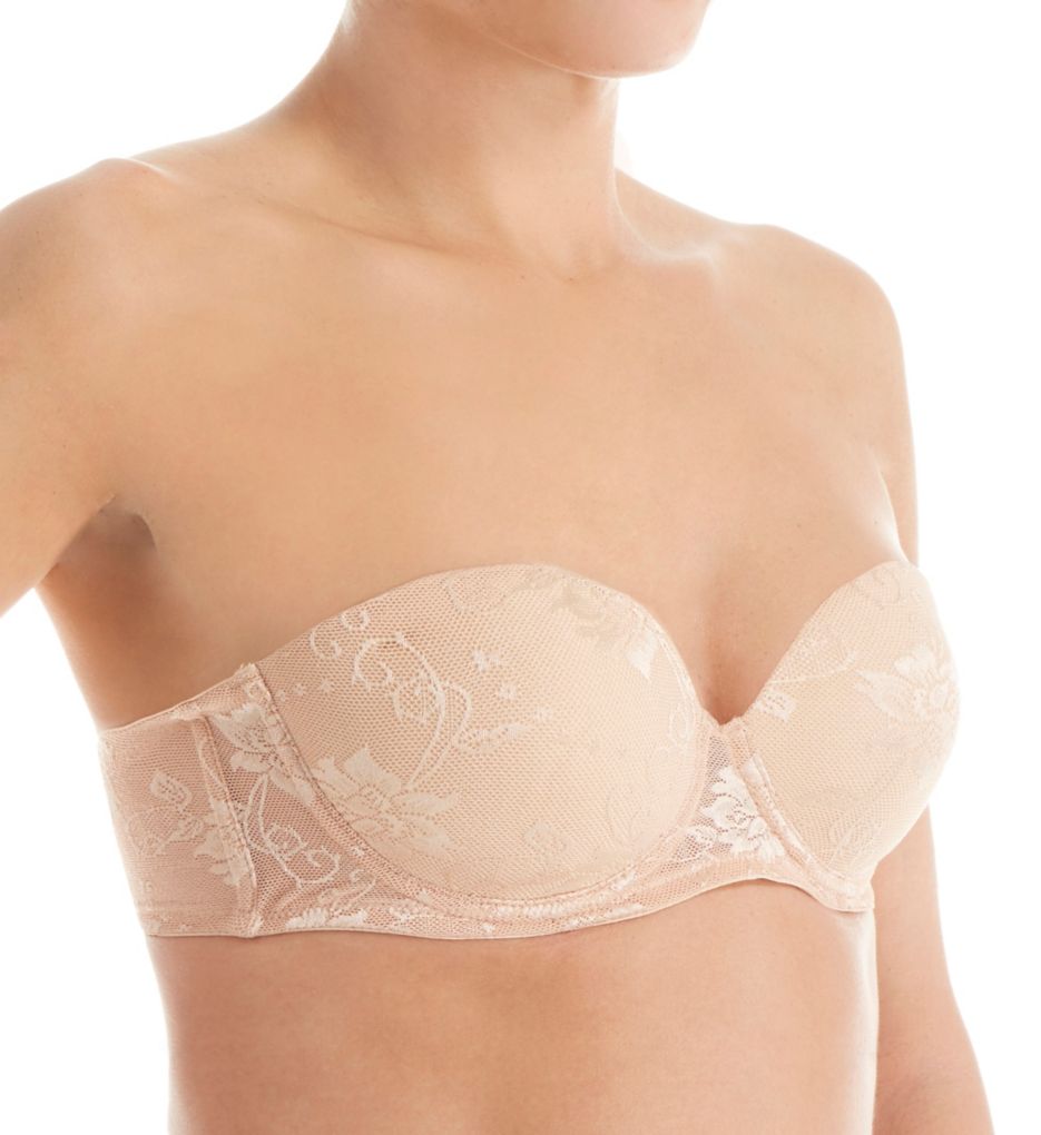 The Little Bra Company (1905075) -- The Little Bra Company F001 Sascha Petite Strapless Bra (Nude Lace 34C)