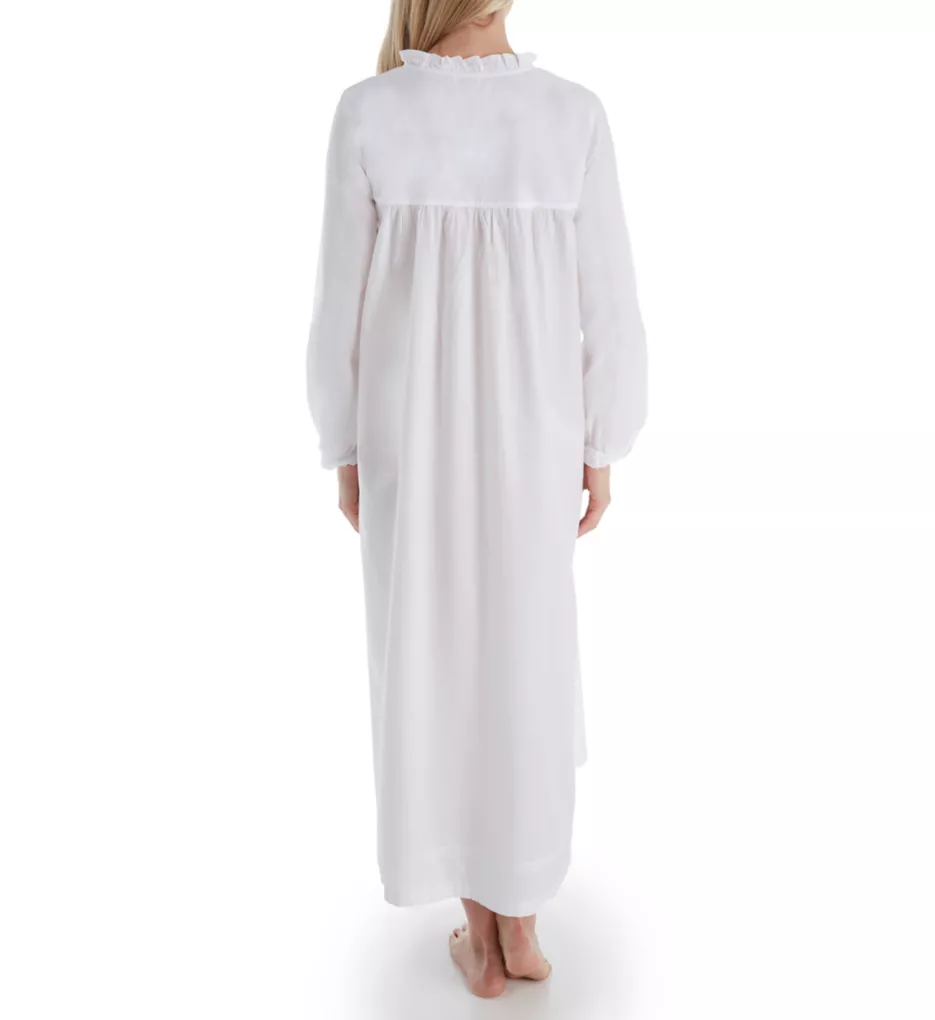 Rosalie Long Sleeve Nightgown White P