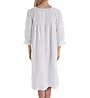 Thea Amarante Fine Brushed Cotton Flannel Gown 8010 - Image 2