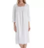 Thea Amarante Fine Brushed Cotton Flannel Gown 8010