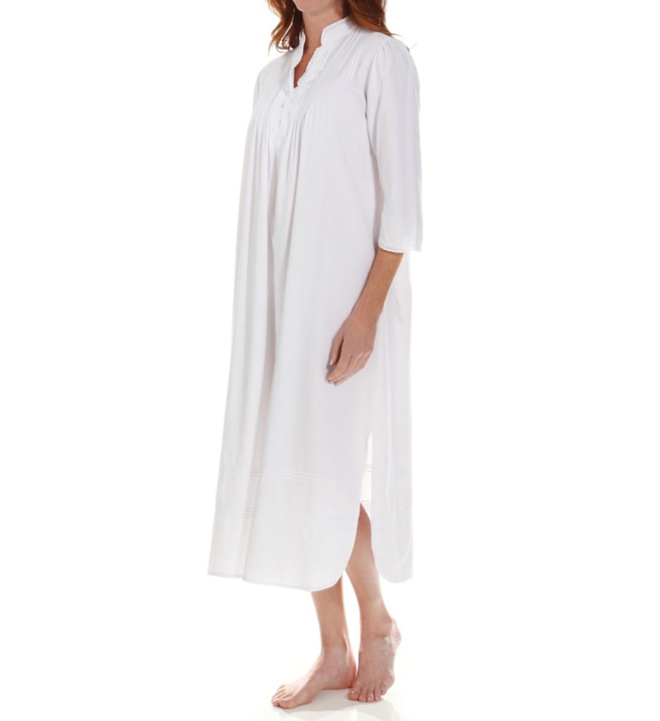 Virginia Fine Brushed Cotton Flannel Gown-gs