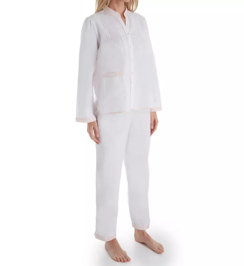 Cybelle Long Sleeve Pajama Set White P
