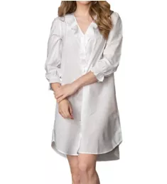 Ofelia 3/4 Sleeve Nightshirt White P