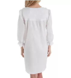 Ofelia 3/4 Sleeve Nightshirt White P