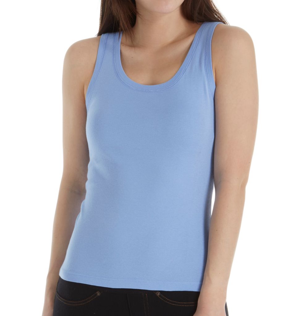 Heritage Knit Scoop Neck Rocker Tank-acs