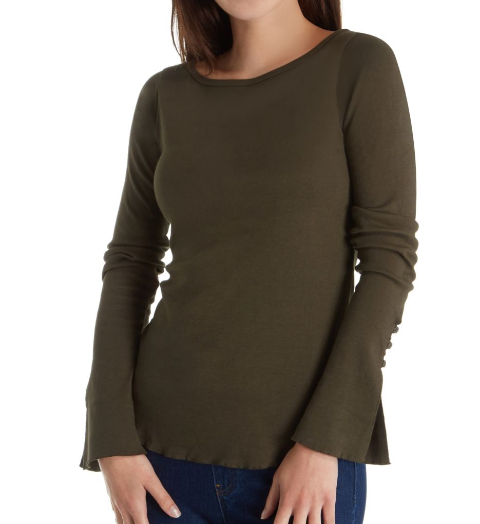 Heritage Knit Long Sleeve with Sleeve Detail-fs