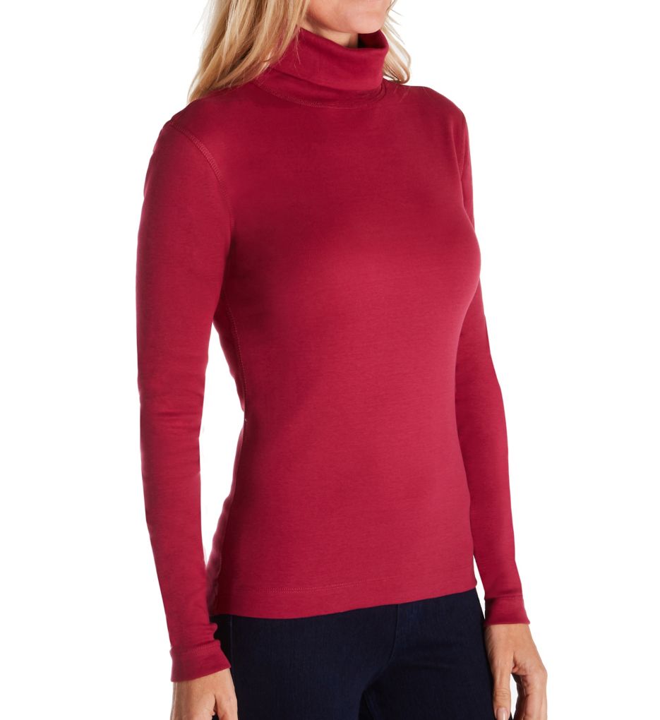 Combed Cotton Turtleneck-acs