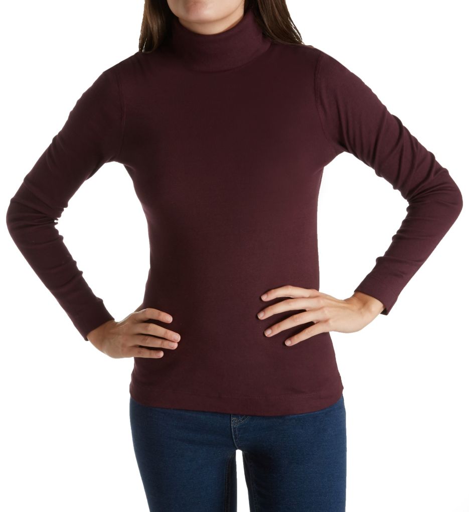 Combed Cotton Turtleneck-acs