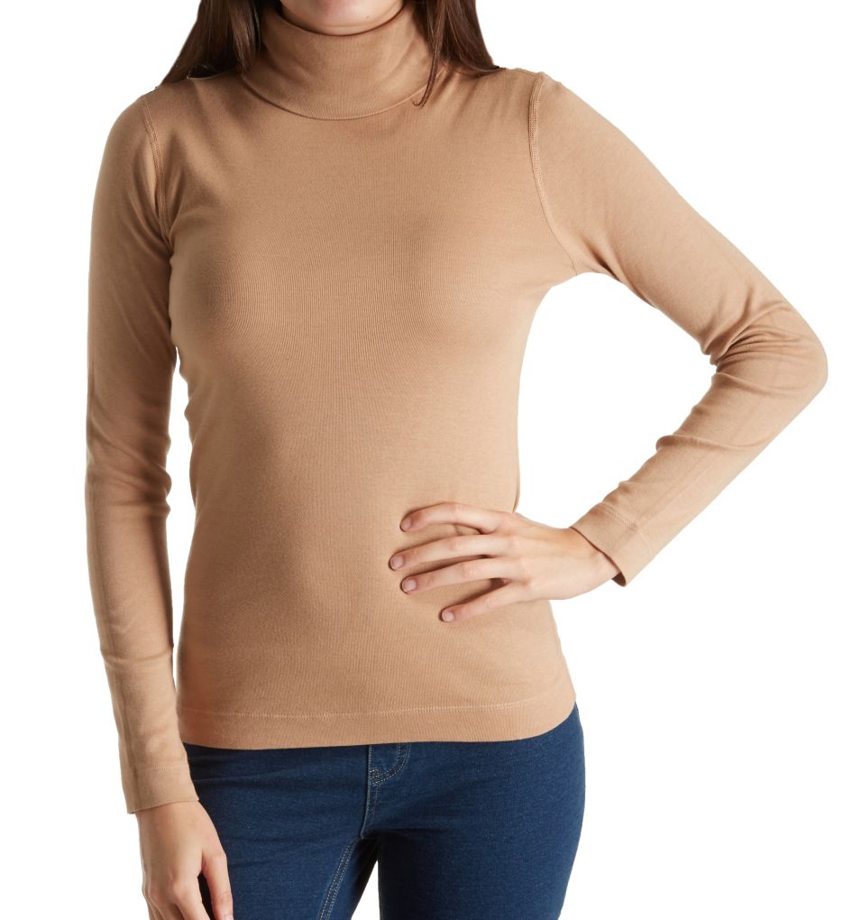 Combed Cotton Turtleneck-acs