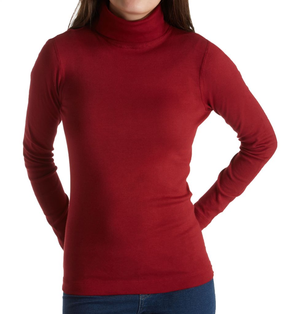 Combed Cotton Turtleneck-acs