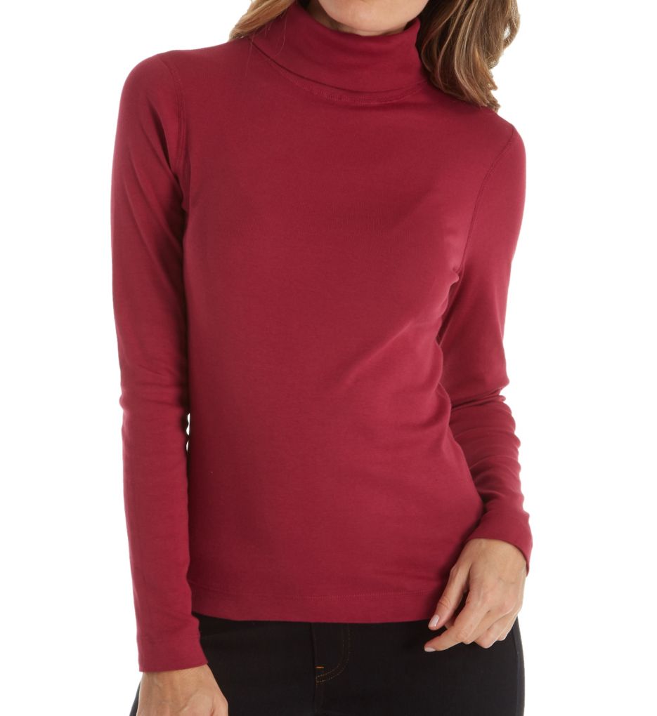 Combed Cotton Turtleneck-acs